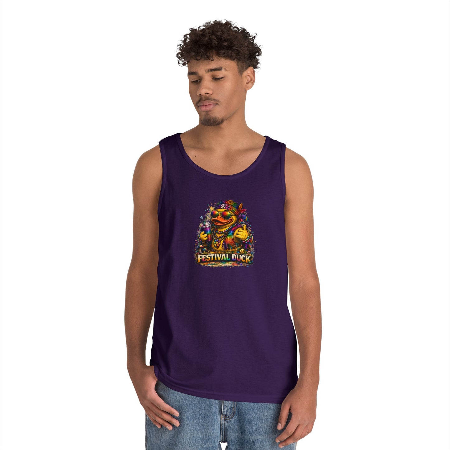 Festival Duck Tank Top — Vintage Urban Rubber Duck Tee