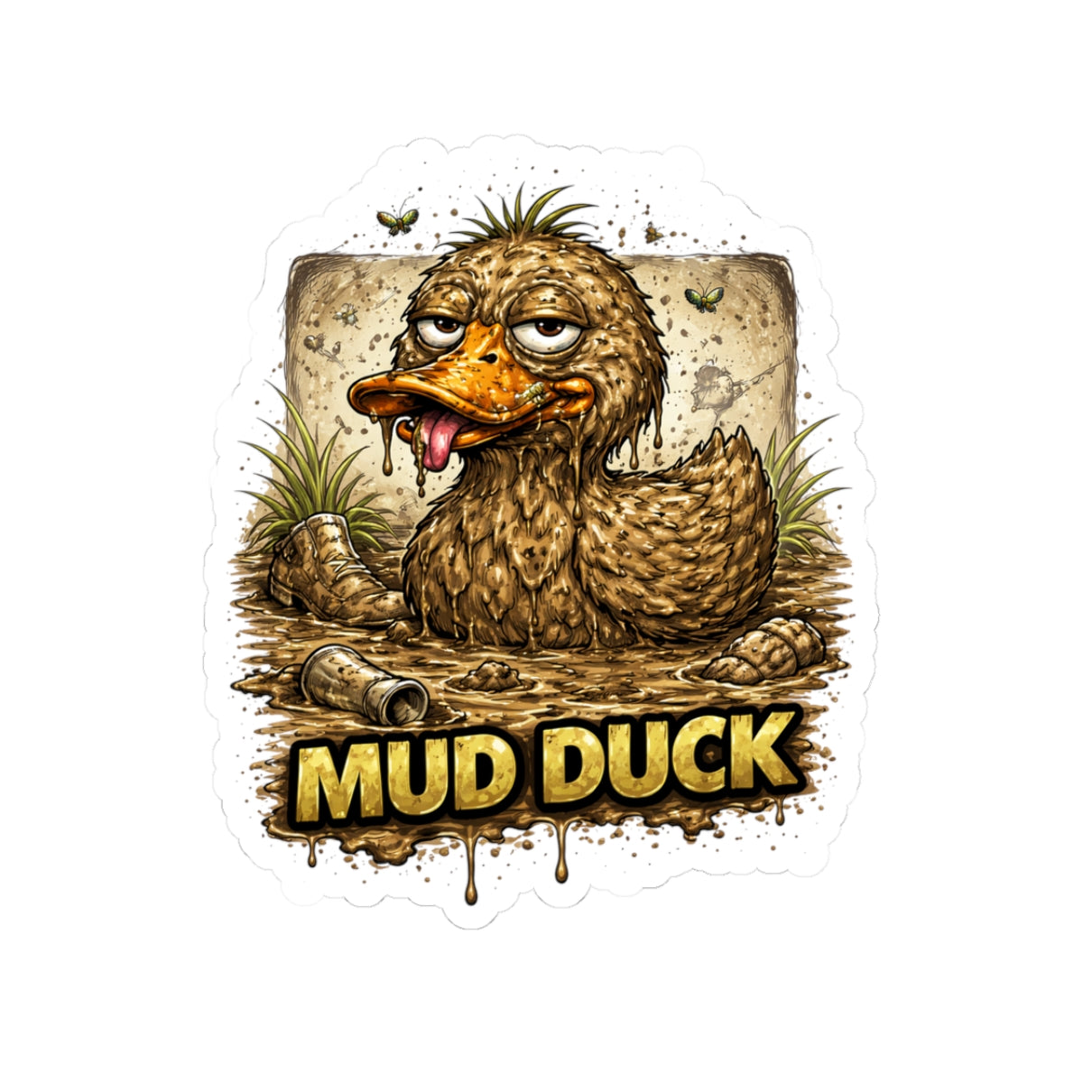 Mud Duck Sticker