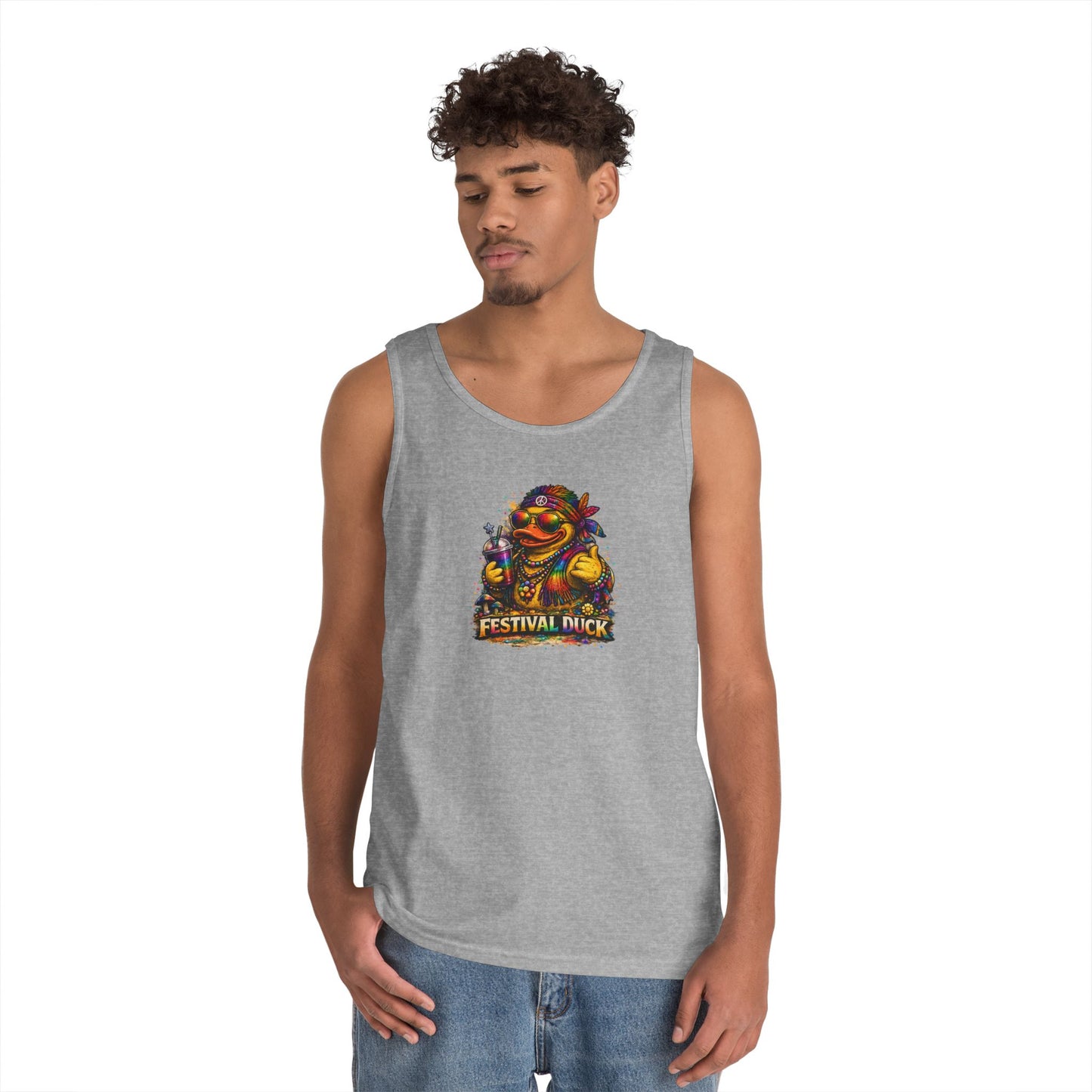 Festival Duck Tank Top — Vintage Urban Rubber Duck Tee