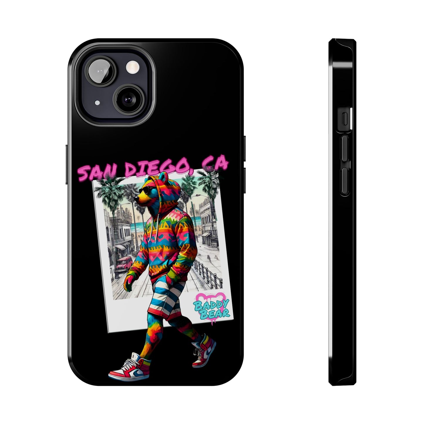 San Diego Beach Baddy Bear Tough Phone Case