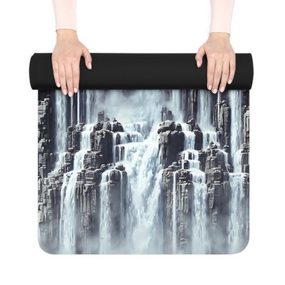 Full Moon Waterfall Yoga Mat