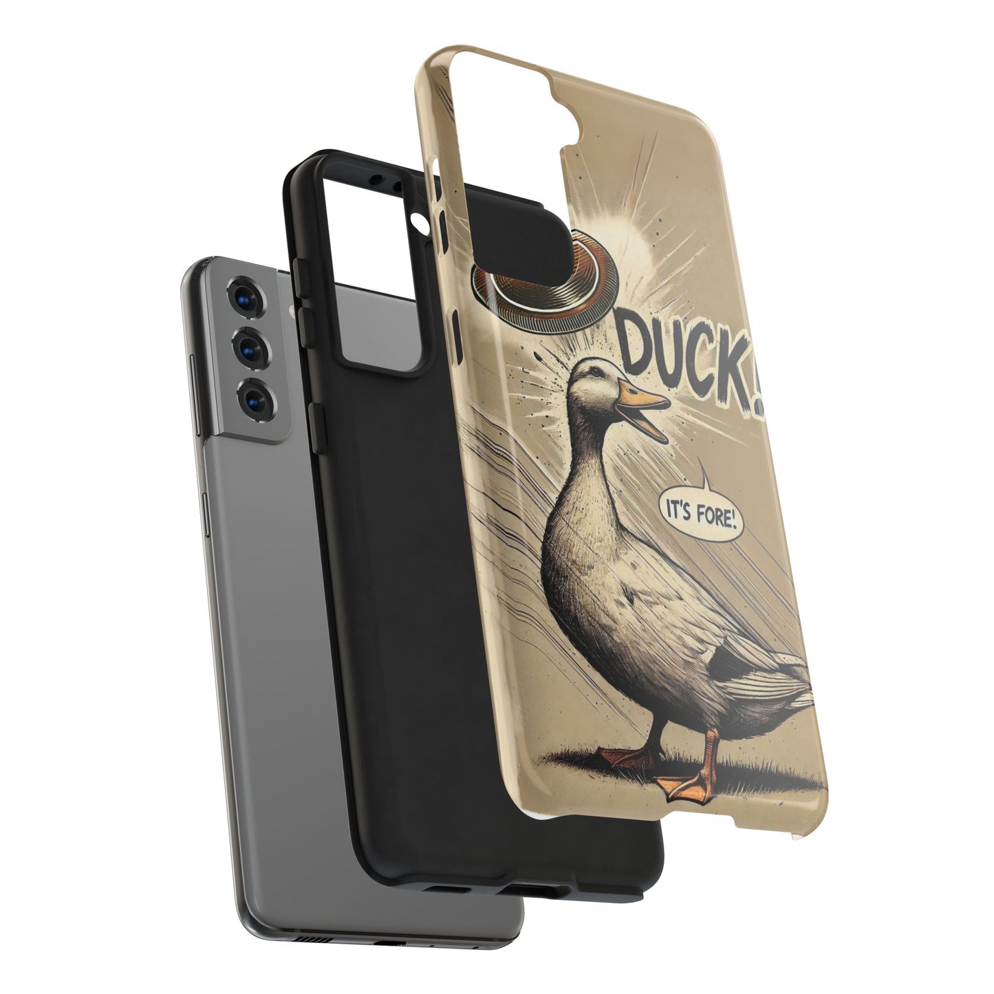 Duck Duck Disc -  Disc Golf Tough Phone Case