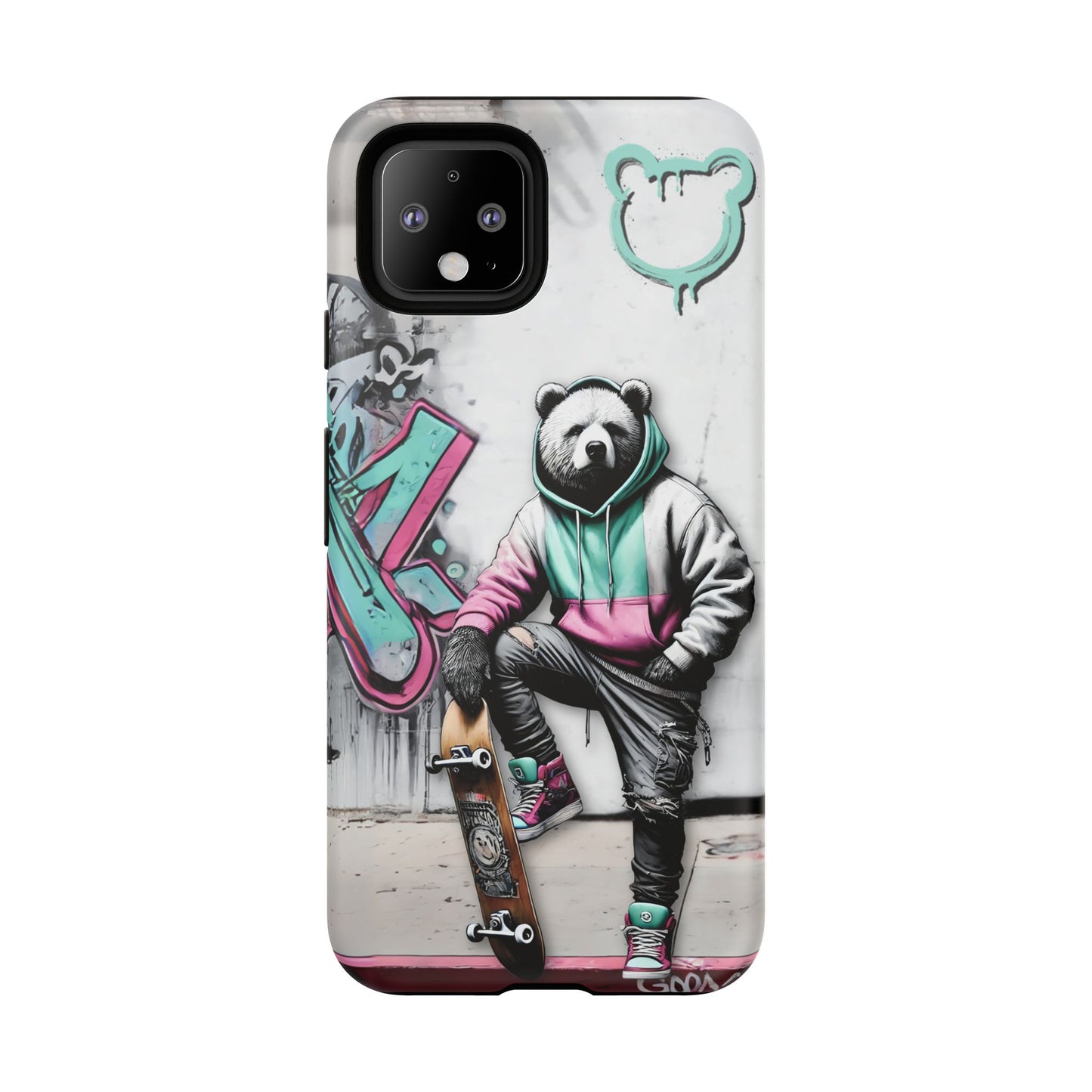 Chill Skate Baddy Bears Tough Phone Case (Google Pixel)