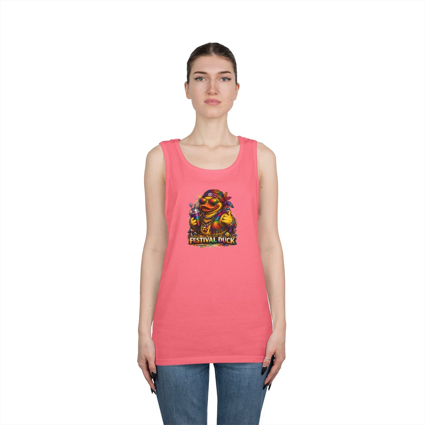 Festival Duck Tank Top — Vintage Urban Rubber Duck Tee
