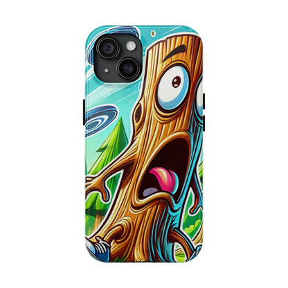 Trees Fear Me Disc Golf Tough Phone Case