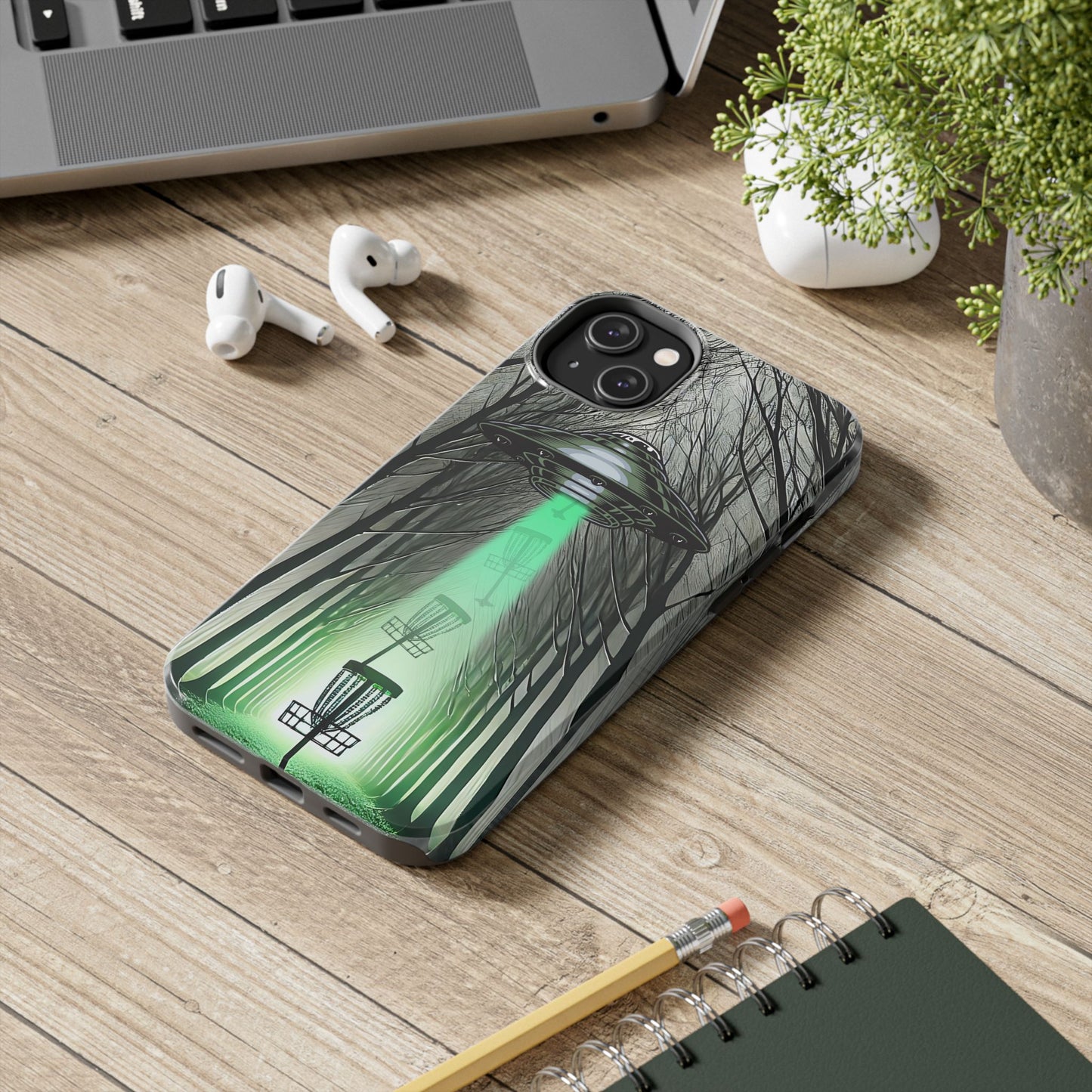 Beam Me Up Disc Golf Tough Phone Case