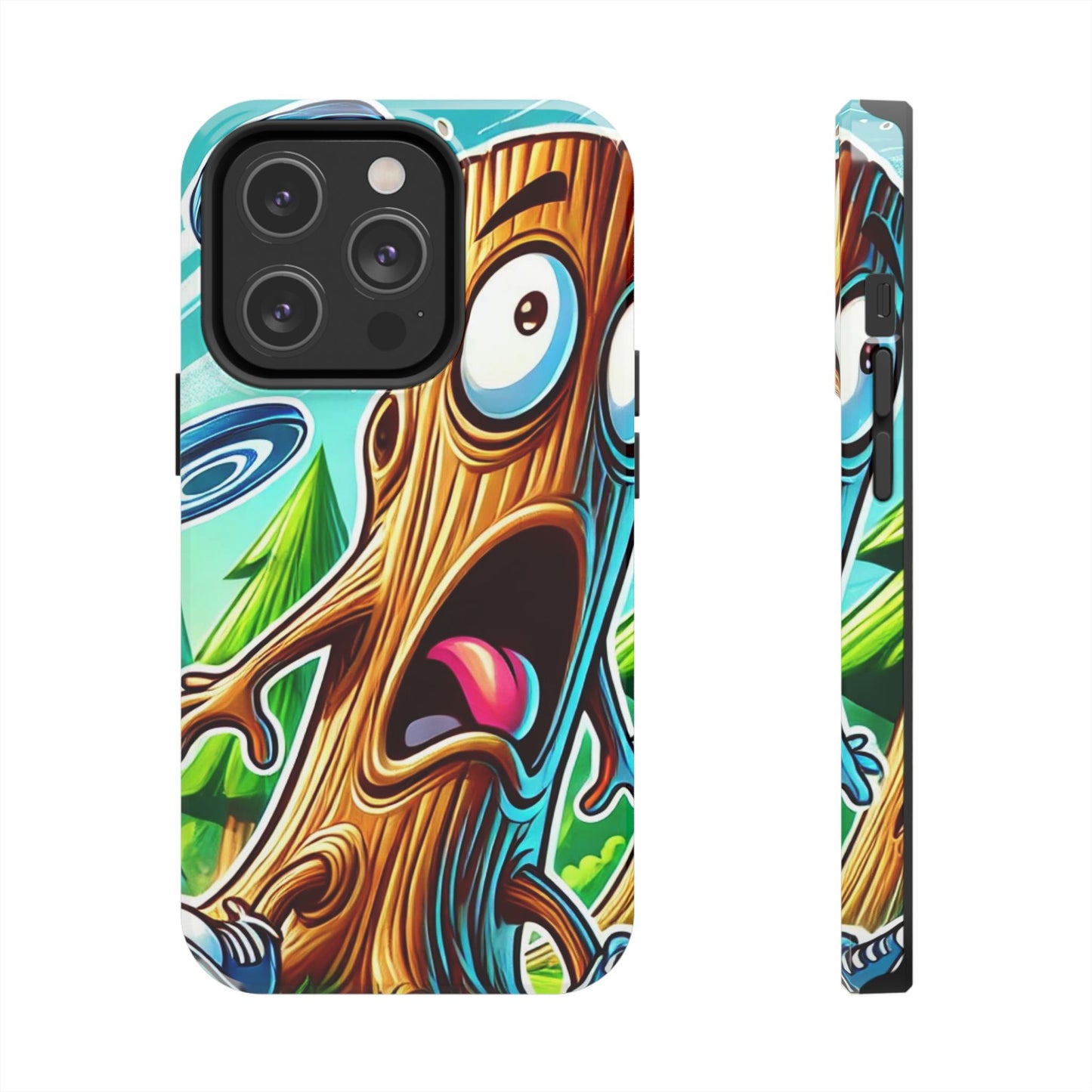 Trees Fear Me Disc Golf Tough Phone Case