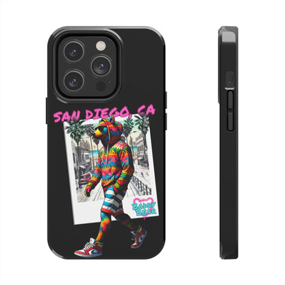 San Diego Beach Baddy Bear Tough Phone Case