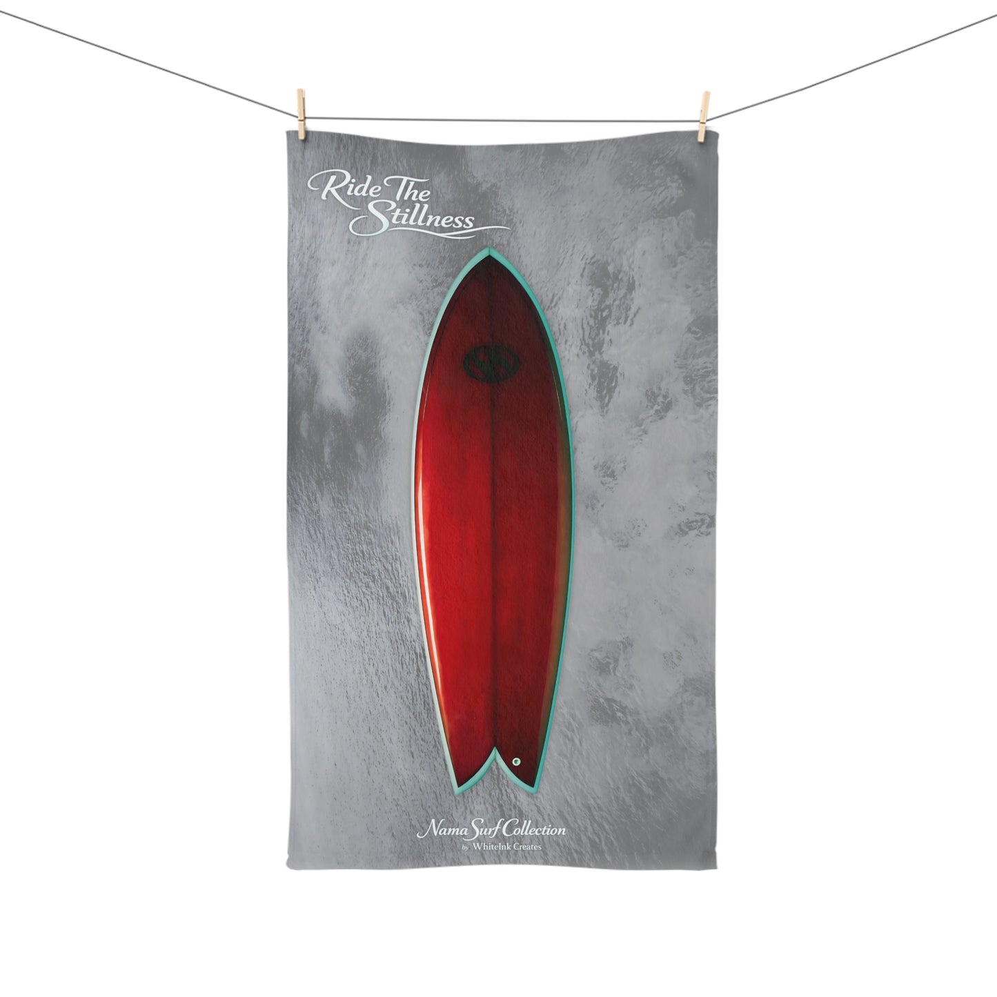 Red Fish Surfboard Activity Towel - NamaSurf Collection