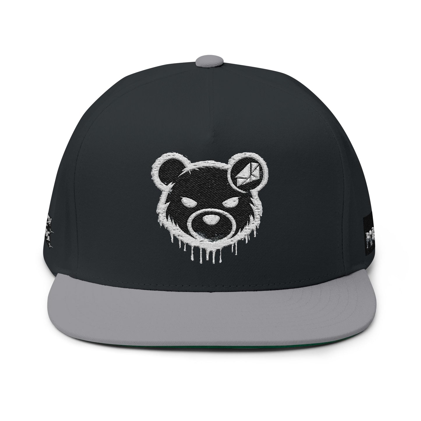 The Maker (White) Flat Bill Hat (snapback)