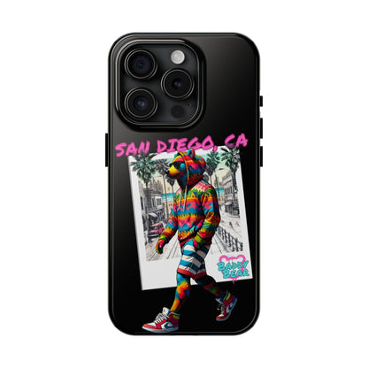 San Diego Beach Baddy Bear Tough Phone Case