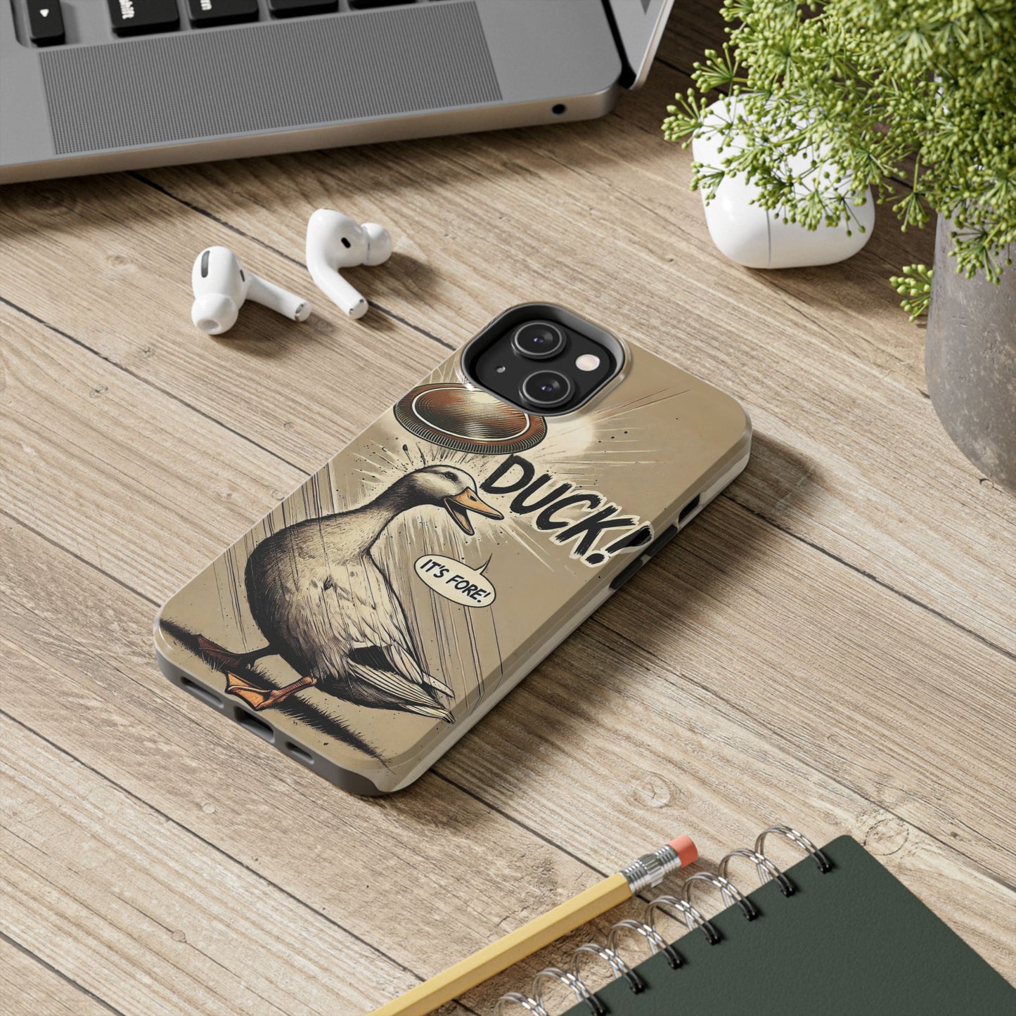 Duck Duck Disc -  Disc Golf Tough Phone Case