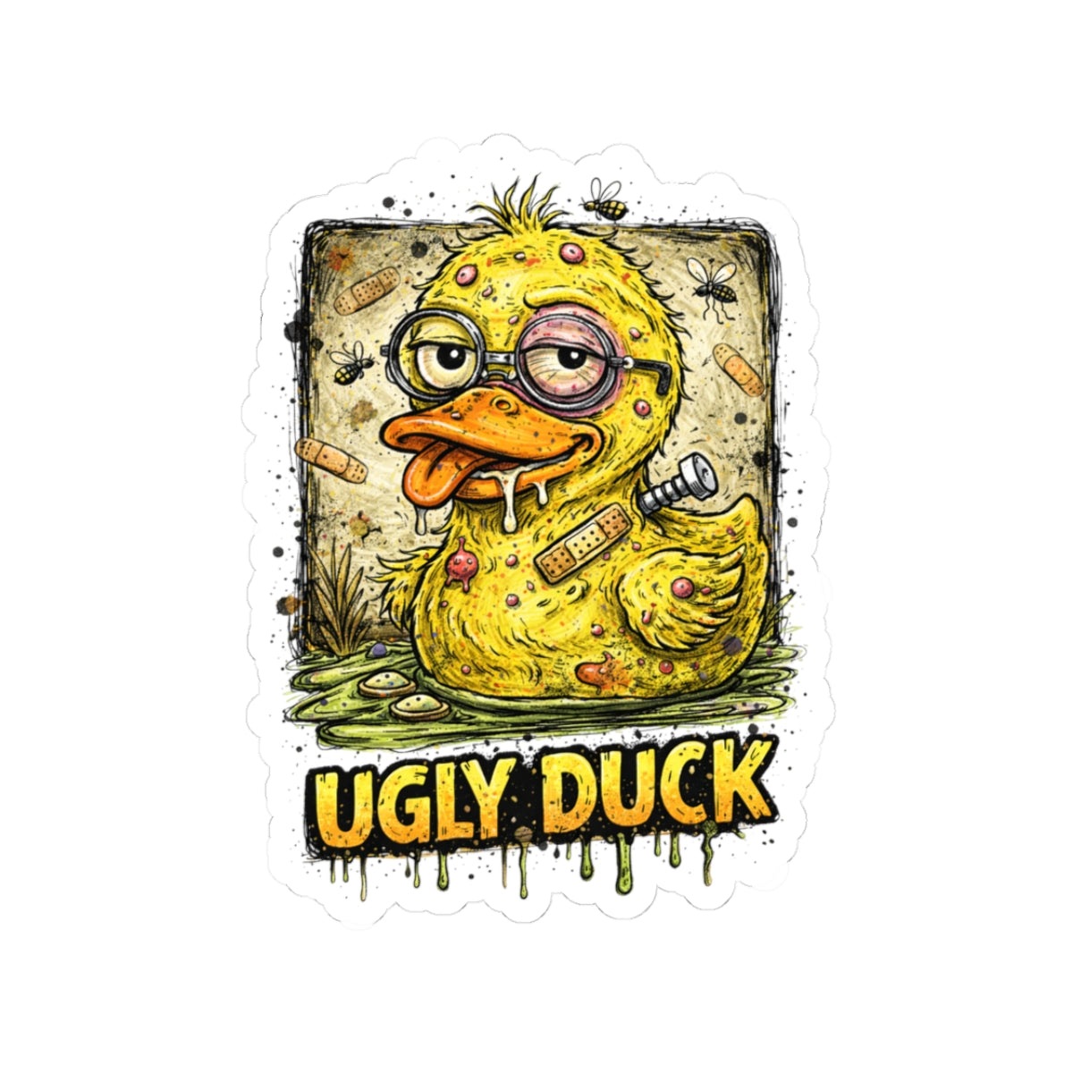 Ugly Duck Sticker