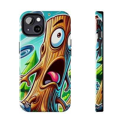 Trees Fear Me Disc Golf Tough Phone Case