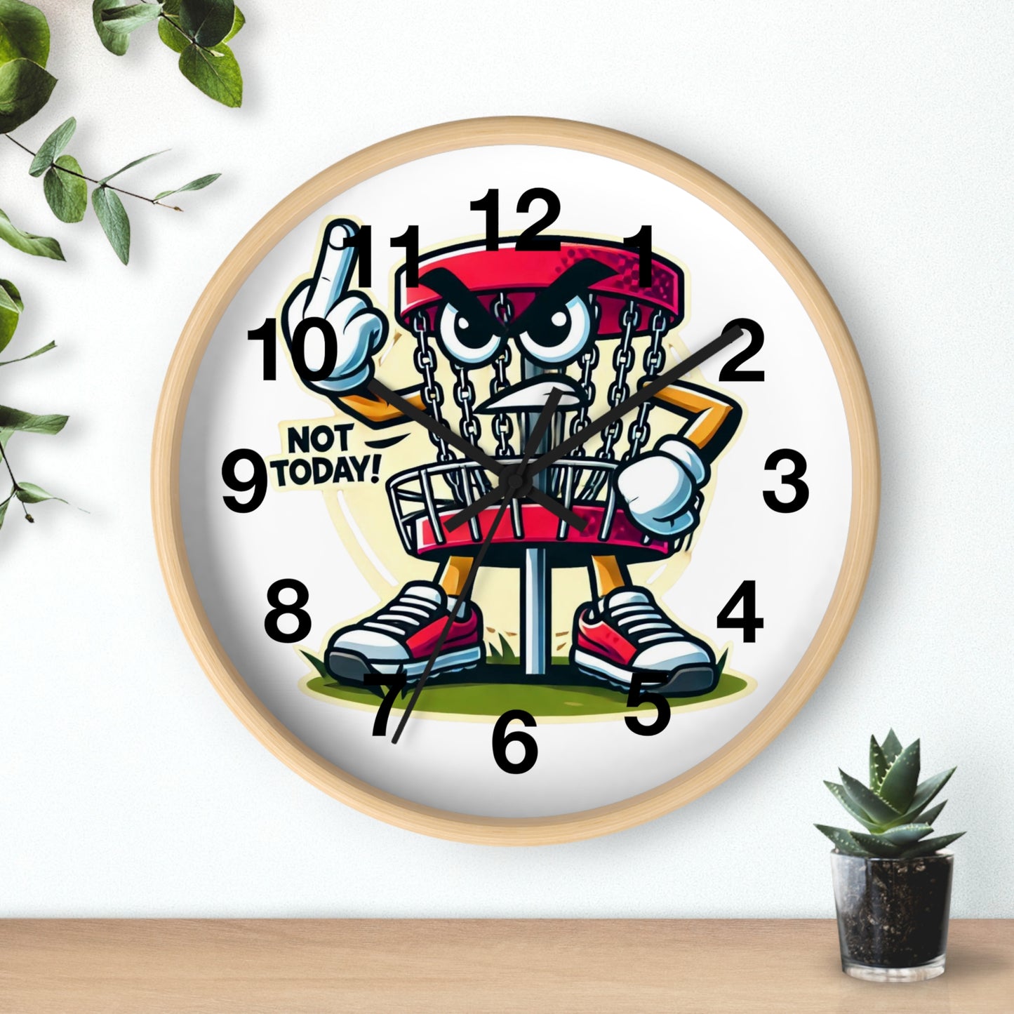 Disc Golf Wall Clock