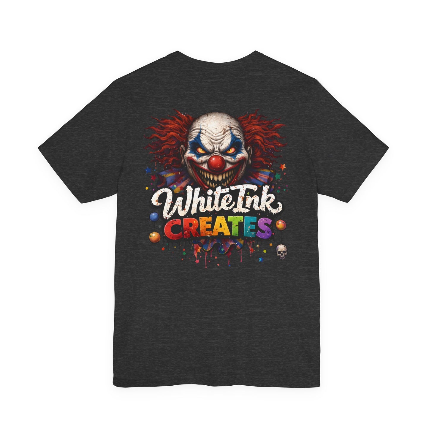 Panic the Clown White Ink Creates T-shirt