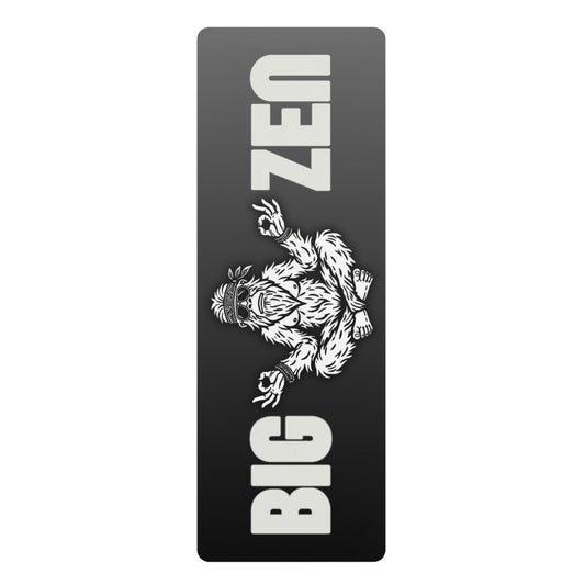 BIG ZEN Bigfoot Charcoal Swirl Yoga Mat