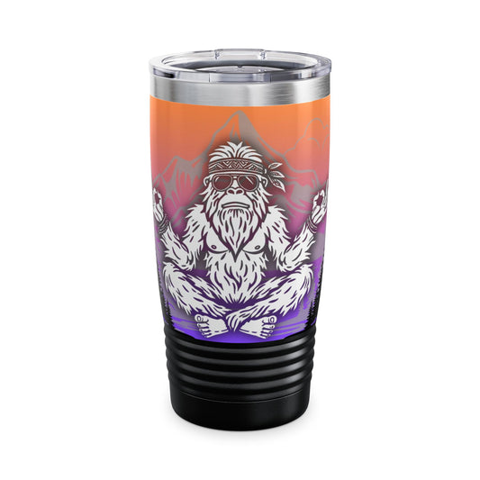 BIG ZEN Forest Tumbler (sunset) - Insulated 20oz Stainless Steel Travel Mug