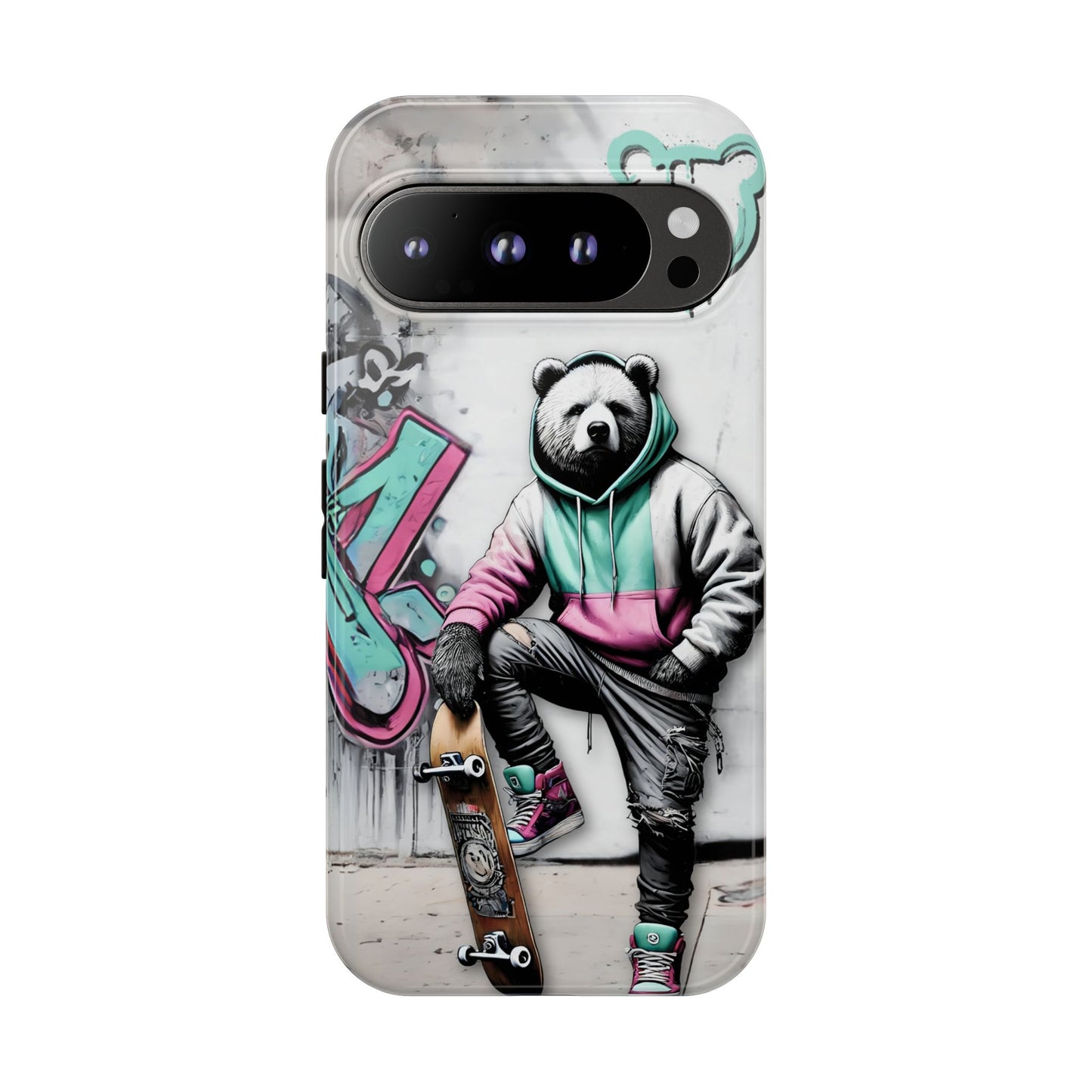 Chill Skate Baddy Bears Tough Phone Case (Google Pixel)