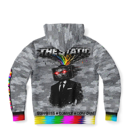 The_Static Zip-Up Hoodie