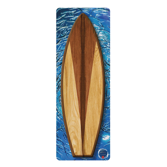 Woodgrain Wavecraft Yoga Mat