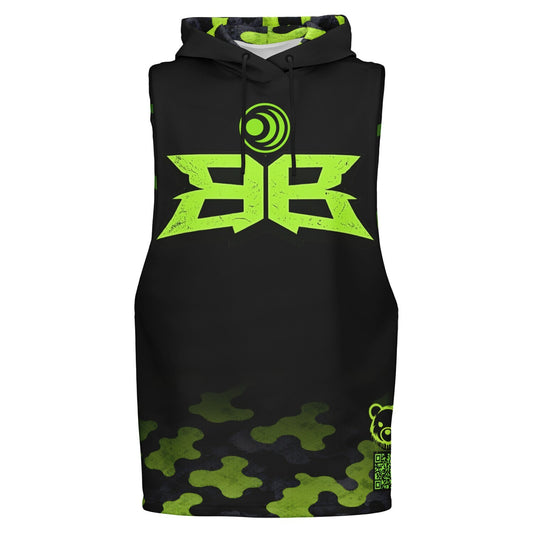 The Frequency Sleeveless  Hoodie